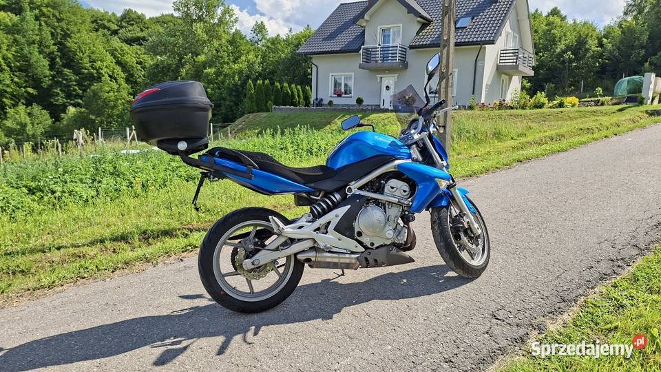 Kawasaki ER6N garażowany Niedźwiada