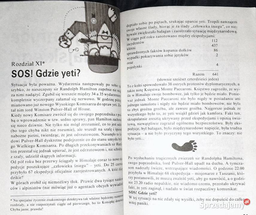 Pięć przygód detektywa Konopki Janusz Domagalik Rok wydania 1989 Chełm sprzedam
