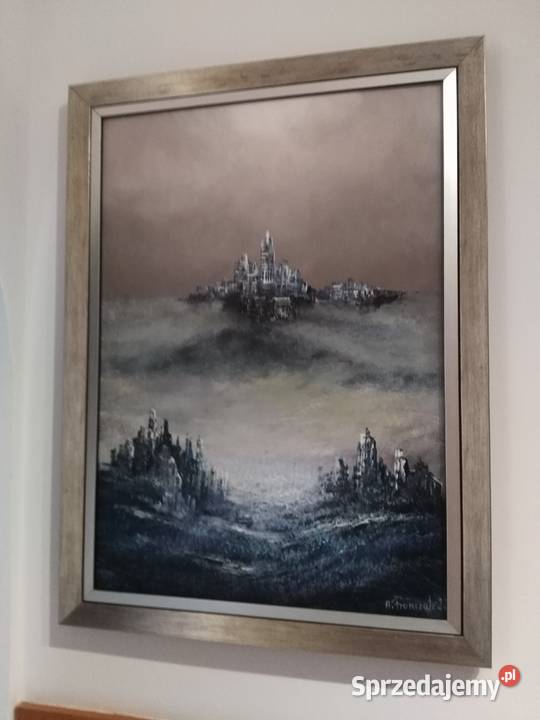 Andrzej Fronczak Droga do miasta akryl 2022 Malarstwo Włocławek