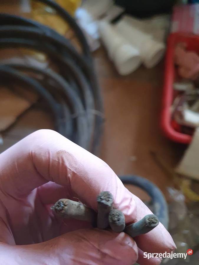 Kabel siłowy prądowy Stary kabel elektryczny Warszawa