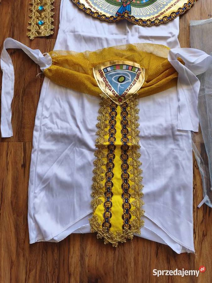 nowy kostium Kleopatry z wadą z metki M ale to Sandomierz