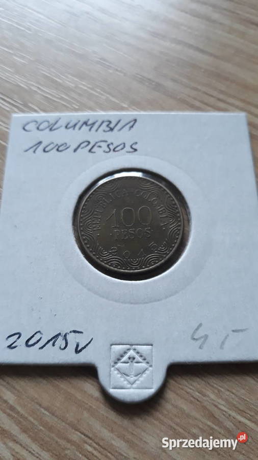 100 Pesos Kolumbia 2013 i 2015 r Konin