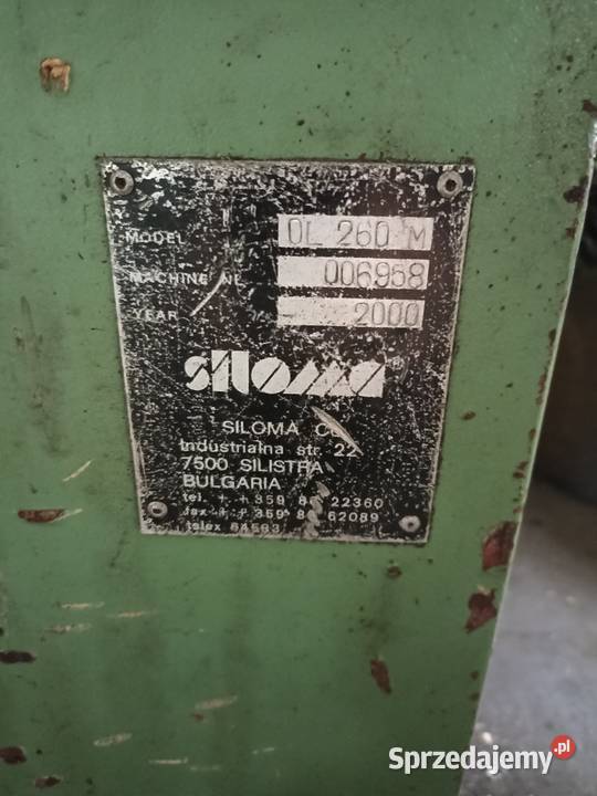 Piłaprzecinarka taśmowa Siloma model OL 260 M Szczecin