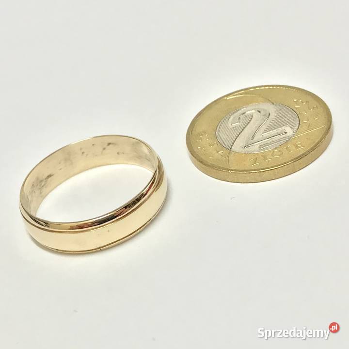 Złote OBRĄCZKI ślubne 585 14K cudowne r17 i 18 Pierścionki Warszawa sprzedam