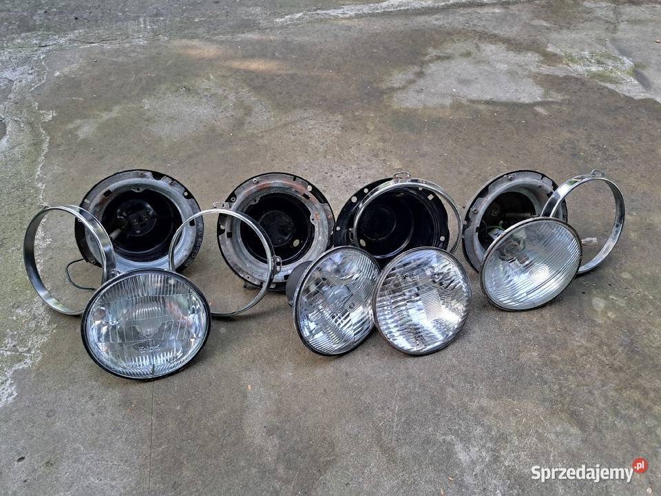Oświetlenie Fiat125p Lampy przednie Leszno sprzedam