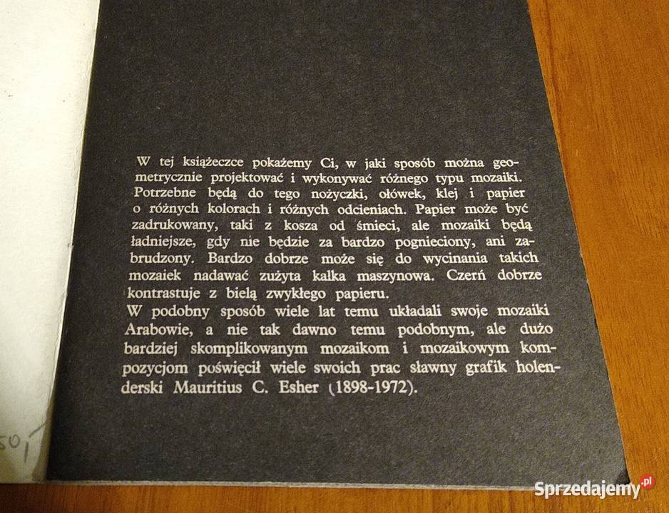 Mozaiki matematyczne  Wacław Zawadowski Gdańsk