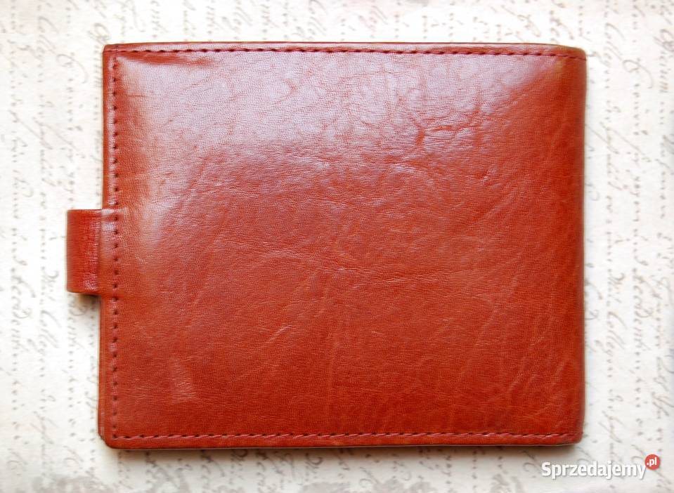 Portfel skórzany Roche brązowy skóra naturalna Lublin