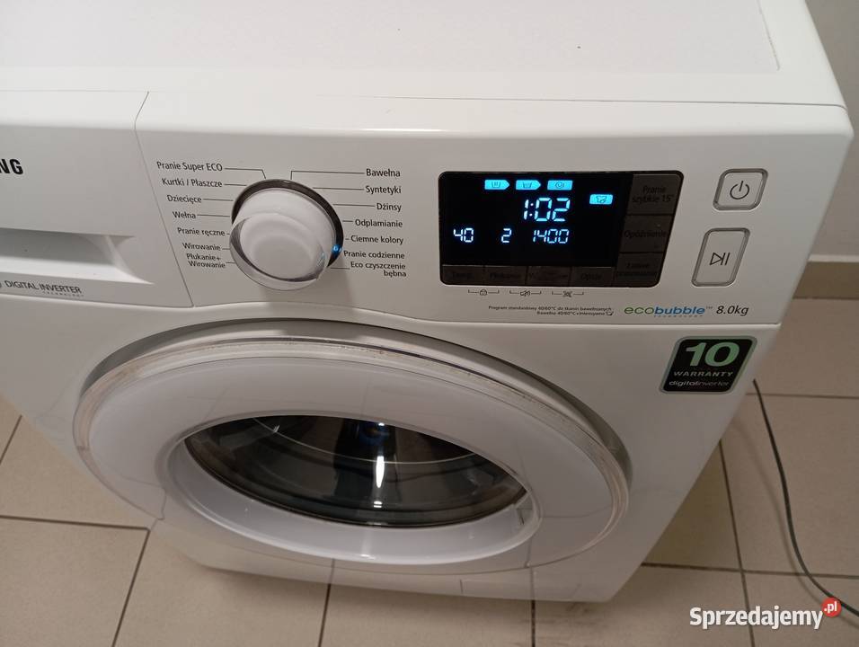 Pralka Samsung Eco bubble 8 1400obr Digital mazowieckie Warszawa