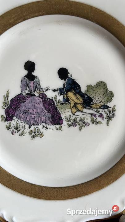 Talerzyk deserowy Syg KP Karlskrona Czarno złota Gdańsk sprzedam