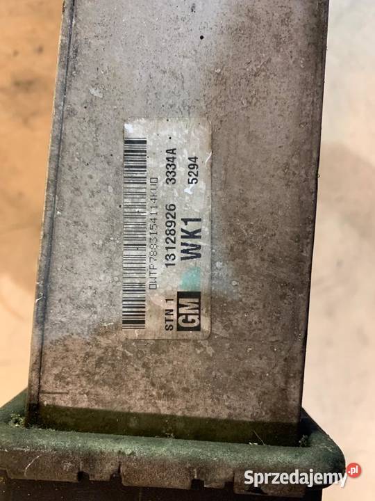 Chłodnica intercooler opel astra h 17 cdti