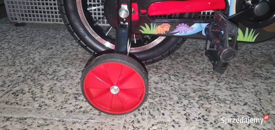 Rower dziecięcy 12 czerwony Dębica