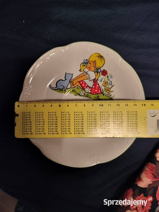 Bajkowy talerzyk Chodzież dzieci porcelana Pozostałe Choszczno