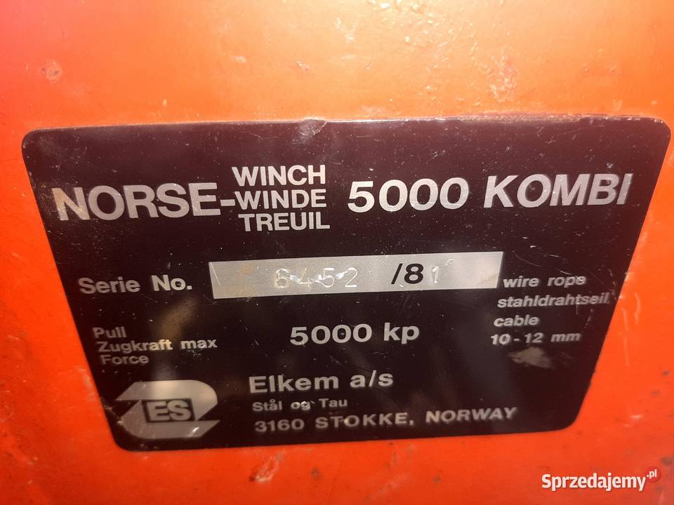 Wyciągarka leśna lebiodka małopolskie Czarna Góra
