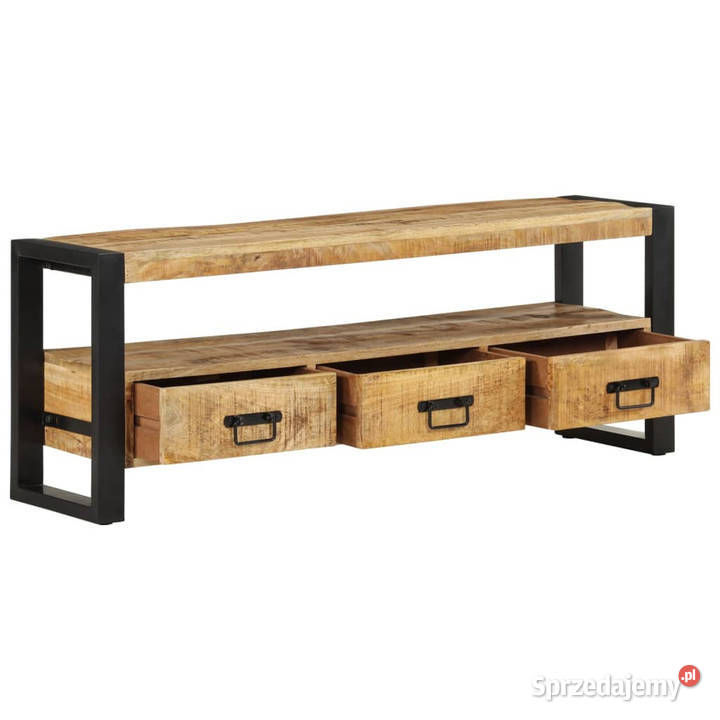 Szafka pod TV 120x30x45 lite drewno mango Warszawa sprzedam