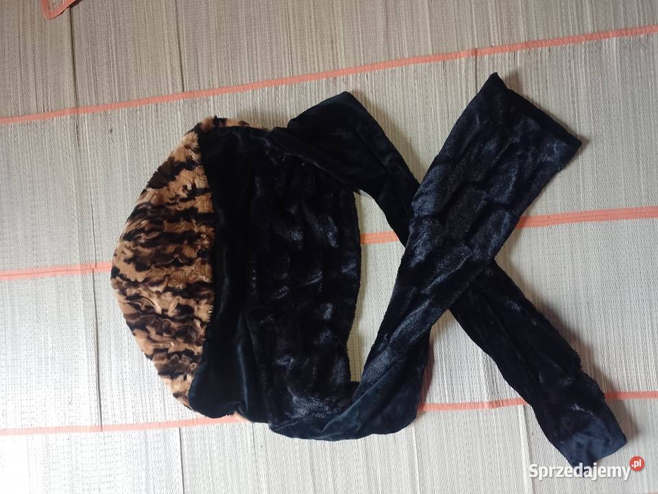 Handmade Futrzany kaptur z szalem z Madrytu Dla kobiet Kraków