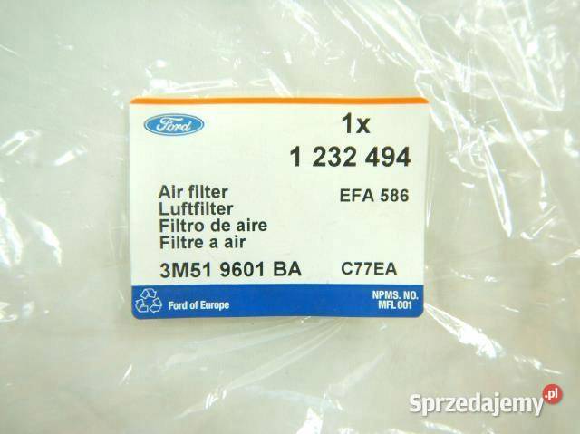 FILTR POWIETRZA FORD FOCUS C ORYGINAŁ NOWY lubelskie