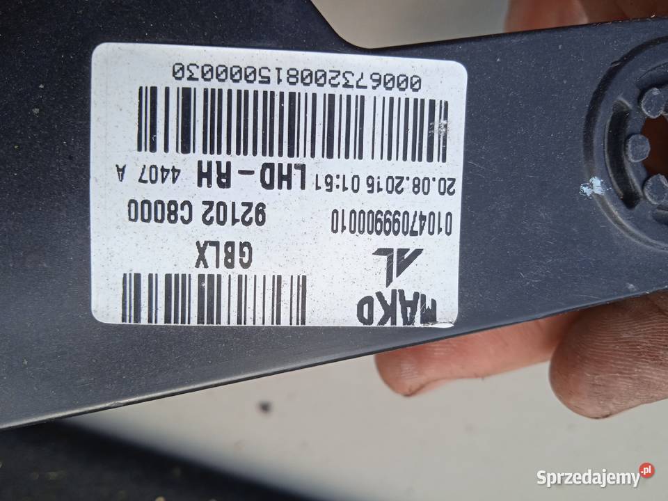 Reflektor Hyundai i20 2014 prawy przód Otwock sprzedam