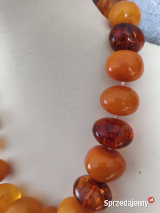 Naszyjnik Bursztyn Vintage