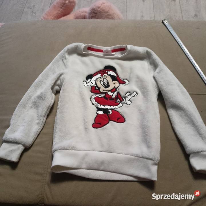 Biała bluza polarowa Disney 122 Myszka Minnie Weronikopole