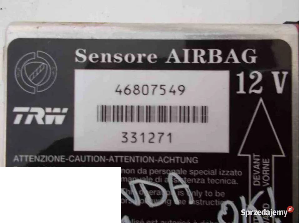 Fiat Panda II sensor poduszki powietrznej osobowe Łódź