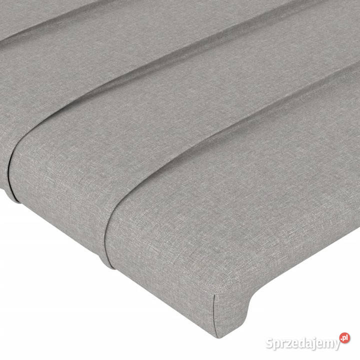 Zagłówek do łóżka z LED jasnoszary 203x16x118128 Warszawa