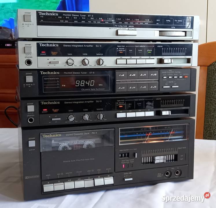 Wzmacniacz i tuner Technics mini wieża ST3 SU3 Gdańsk