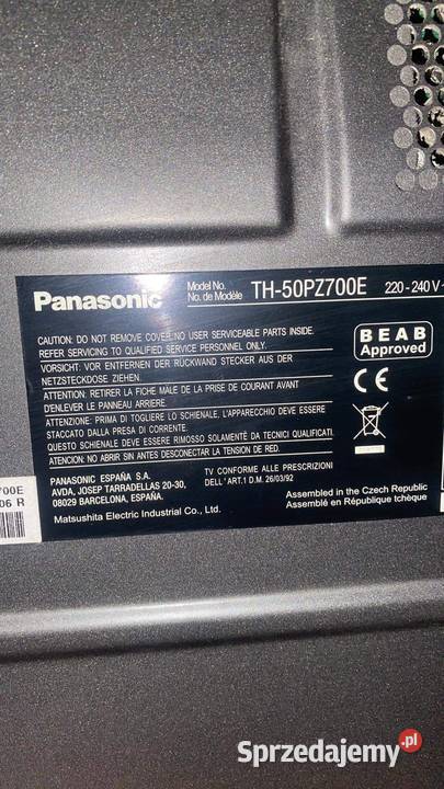 Sprzedam telewizor Panasonic 50 Dobrzany sprzedam