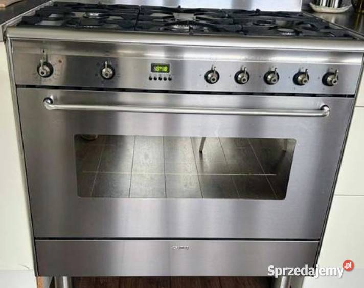 Smeg classica kuchnia wolnostojąca z okapem 90cm Łódź