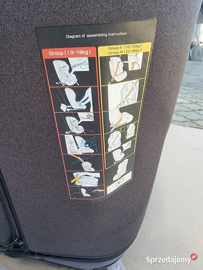 Fotelik Samochodowy Poręba