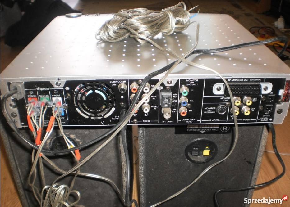 Amplituner Yamaha DVRS120kolumny sprzedam
