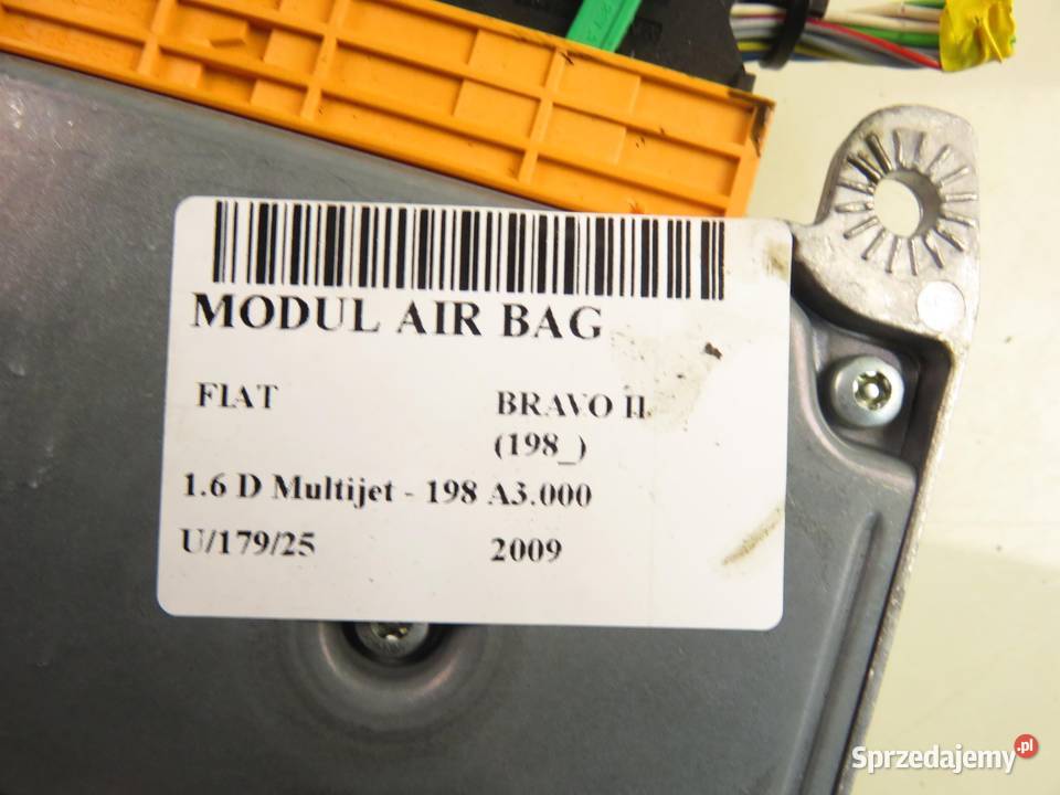 MODUŁ AIRBAG FIAT BRAVO II 198 51851217 małopolskie