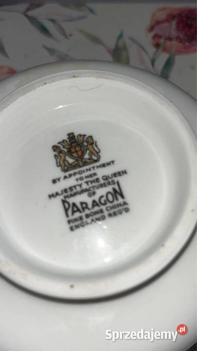 Miseczka biała ze złotem Syg Paragon Made in Porcelana i szkło Gdańsk