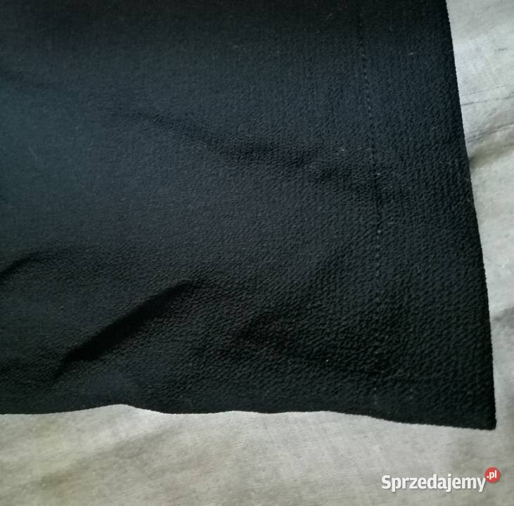 Stradivarius czarna bluzka koszula Luźniejsza Leszno