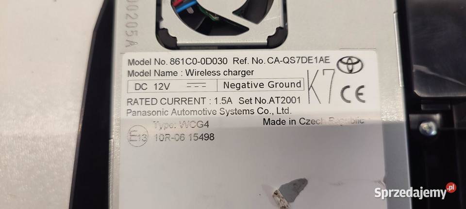 MAZDA 2 TOYOTA YARIS IV ŁADOWARKA INDUKCYJNA sprzedam