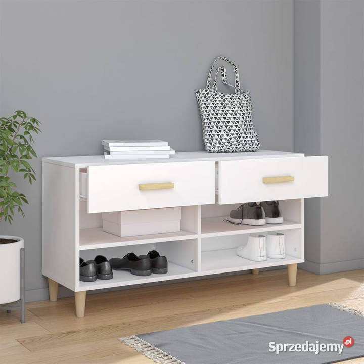 Szafka na buty biała 102x35x55 materiał mazowieckie Warszawa sprzedam