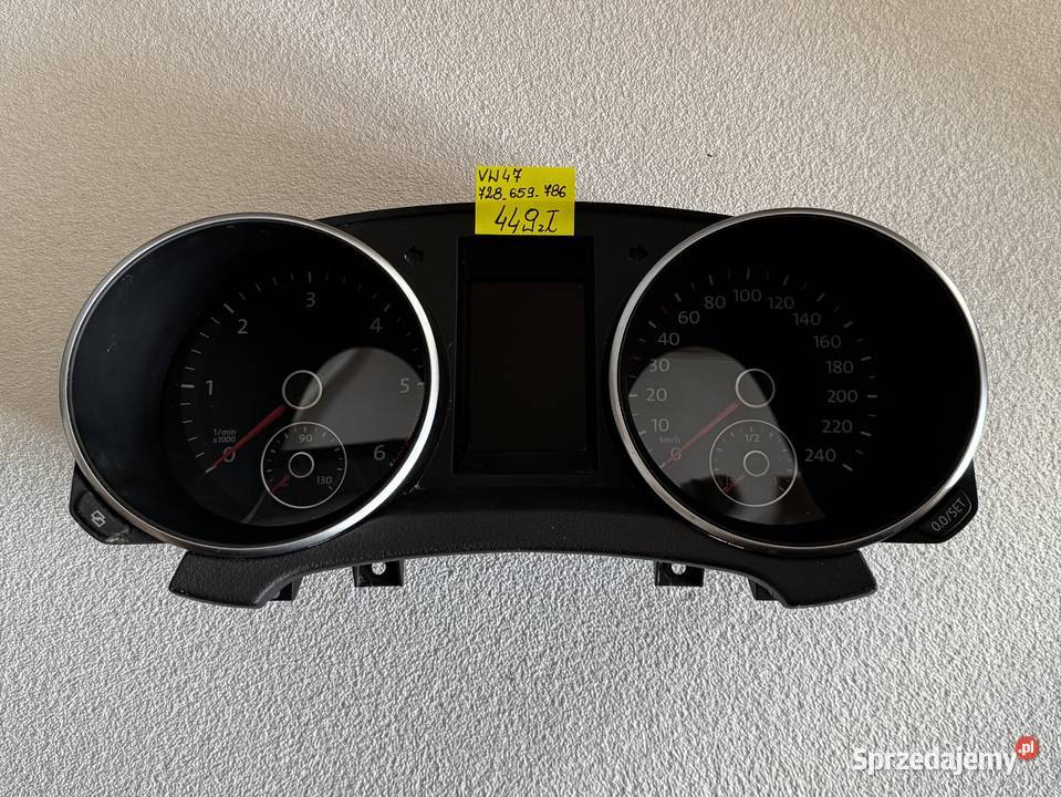 LICZNIK ZEGAR VOLKSWAGEN GOLF VI 5K0920870E 16L Warszawa