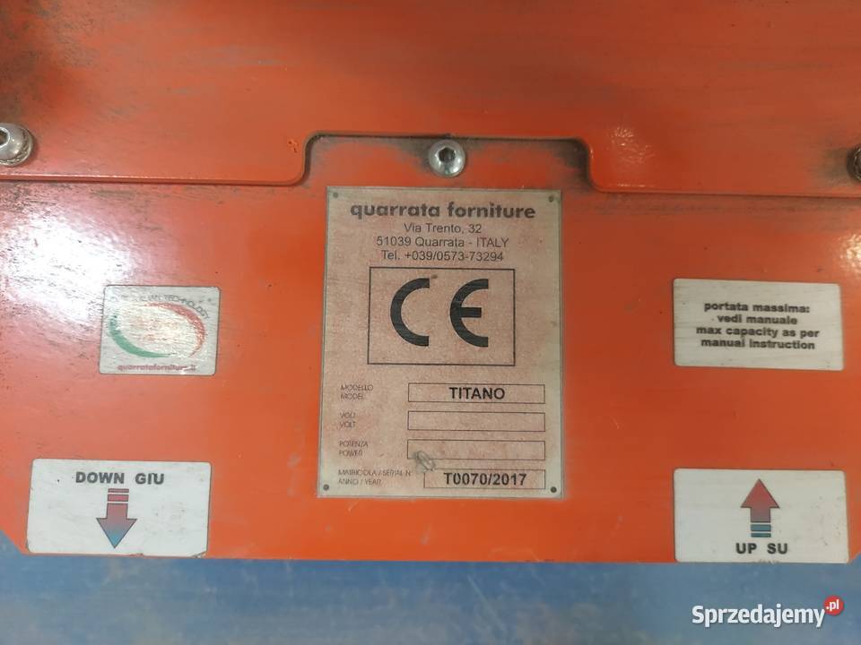 Ruchomy stół roboczy z kolumną kulową i Bierutów sprzedam