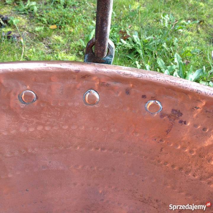 Duży miedziany kocioł pojemność 65 litrów Warszawa