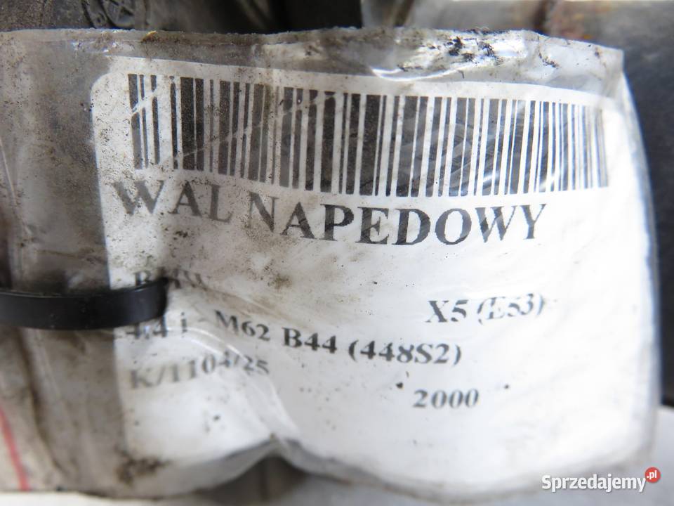 WAŁ NAPĘDOWY BMW X5 E53 44 Wały napędowe sprzedam