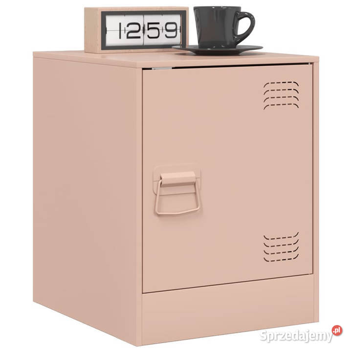 Szafka nocna różowa 345x39x44 stal WM841609 mazowieckie Warszawa