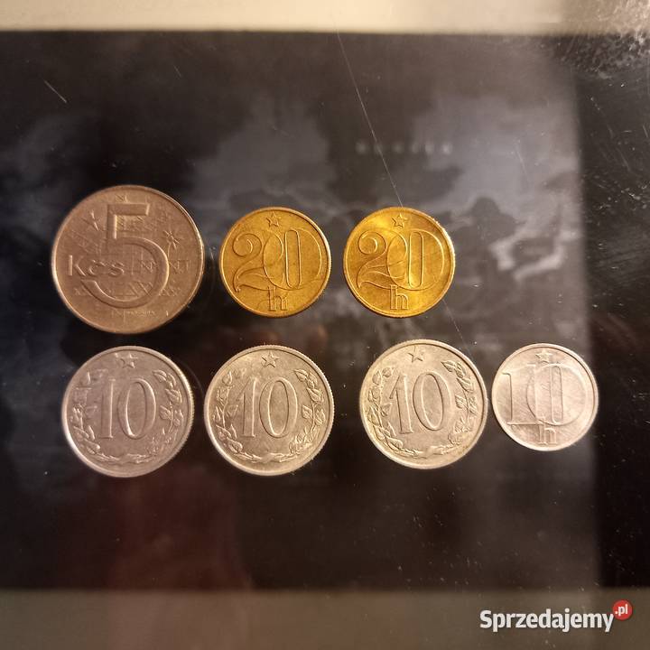 CZECHOSŁOWACJA monety obiegowe 1962 1988 Numizmatyka Zemborzyce Podleśne