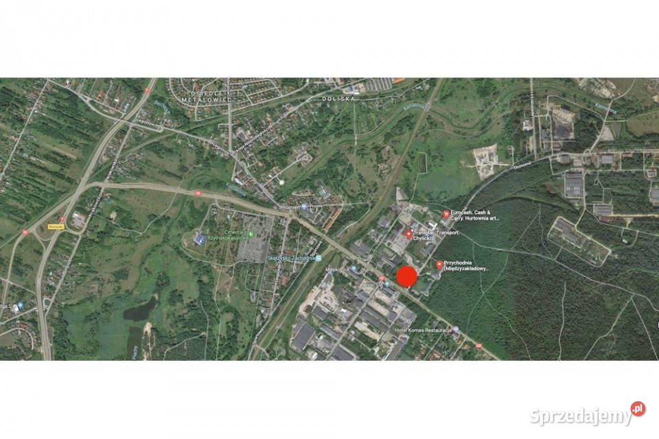 Teren inwestycyjny 9709 m DK42 Sprzedaż Skarżysko-Kamienna
