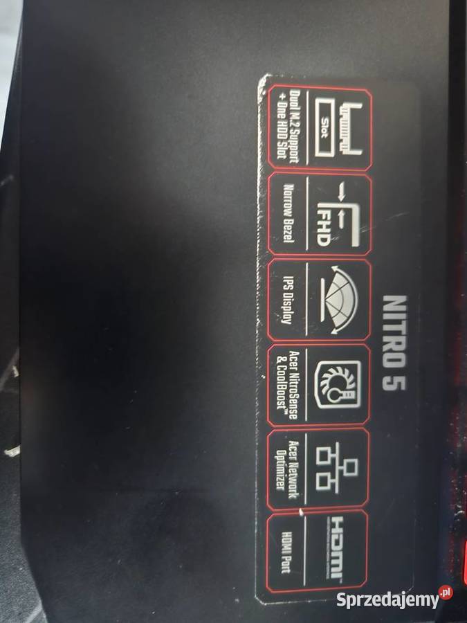 Laptop gamingowy Acer Reda