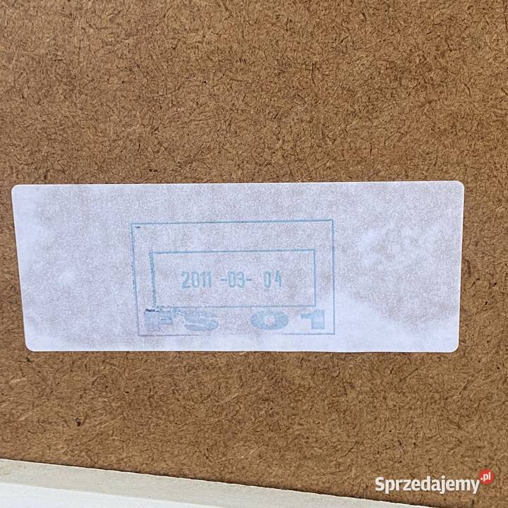 Biała szafka nocna 2 szuflady 60cm Budno