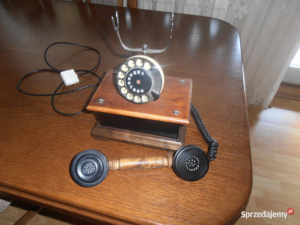 Stary telefon przewodowy Antyki Kielce