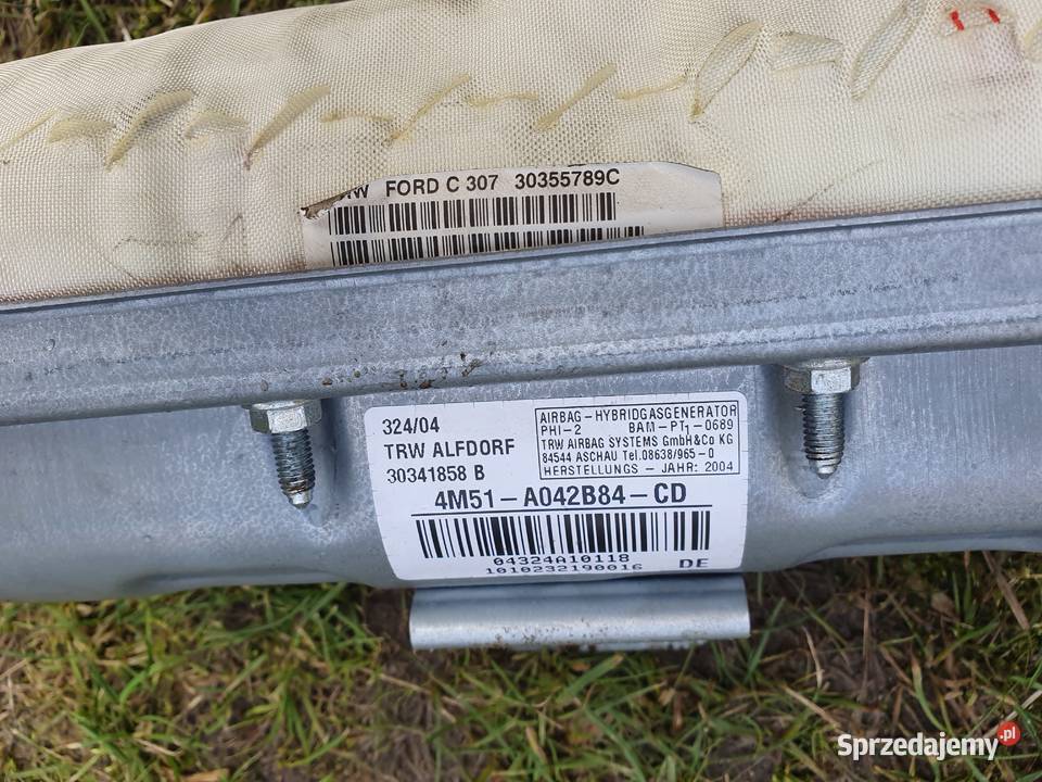 Poduszka powietrzna airbag prawy pasażera Ford Kraków