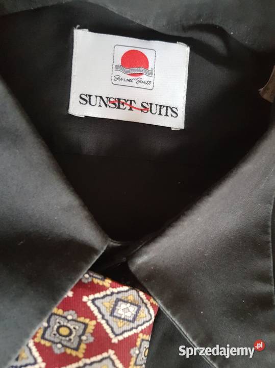 LXL Sunset Suits koszula męska elegancka czarna Rozmiar L Kielce