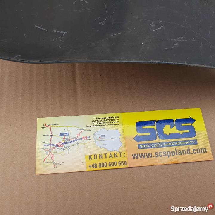 SCANIA BLACHA UCHWYT BŁOTNIKA OSŁONA 1371512 lubuskie Bieleń sprzedam