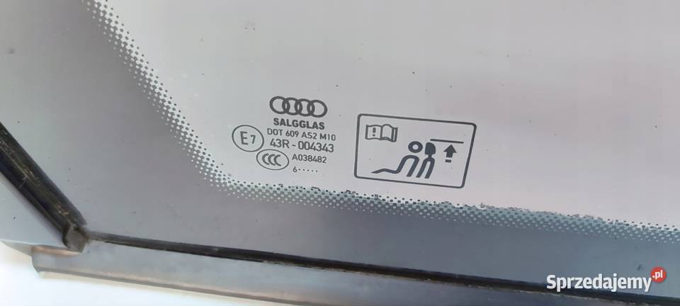 SZYBA KAROSERYJNA AUDI A6 C7 LIFT AVANT LEWY TYŁ Przystajń