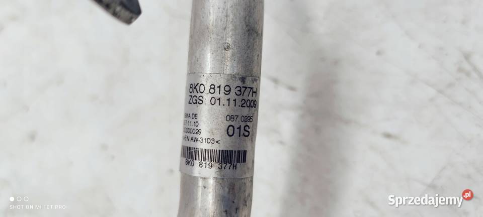 RURA PRZEWÓD WODY AUDI A4 B8 A5 8K0819377H osobowe Przystajń sprzedam